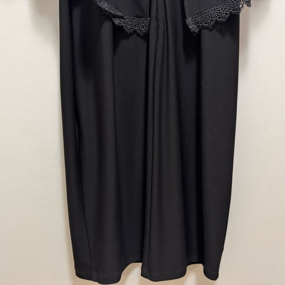Frank Lyman Design Black Vneck Dress Size 10 NWT Brand New - Picture 5 of 12